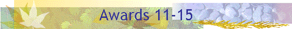 Awards 11-15