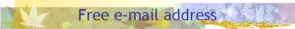 Free e-mail address